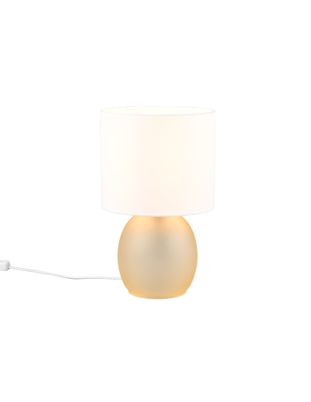 Lampe de table Led 1xE14, max. 10W, Blanc, Ambre - Trio - Vela
