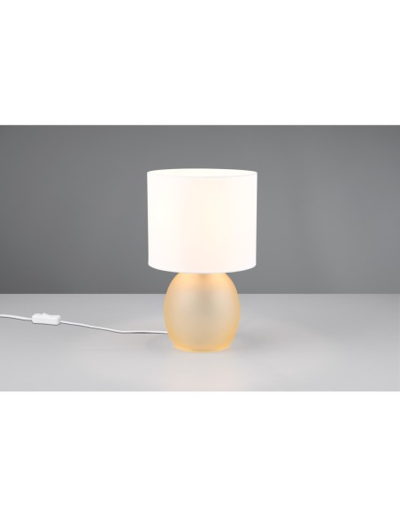 Lampe de table Led 1xE14, max. 10W, Blanc, Ambre - Trio - Vela