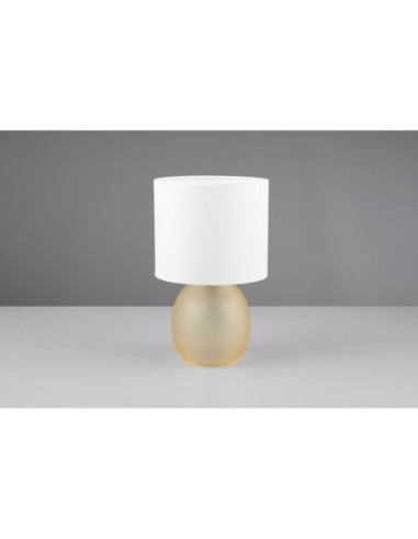 Lampe de table Led 1xE14, max. 10W, Blanc, Ambre intérieur | Trio