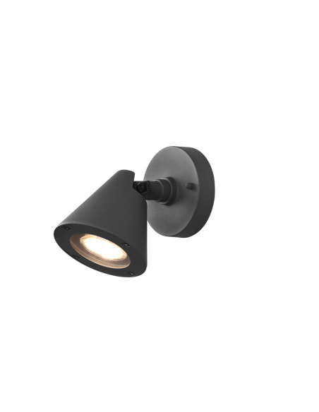 Applique extérieure LED  Fonte d'aluminium, Anthracite - Trio - Kaveri