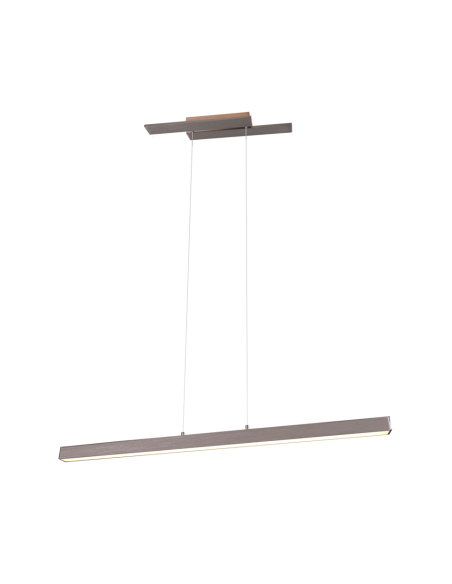 Suspension Led SMD 44W, 4400lm, 3000K, Nickel mat, IP20 - Trio - Belfast