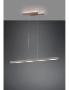 Suspension Led SMD 44W, 4400lm, 3000K, Nickel mat, IP20 - Trio - Belfast 2