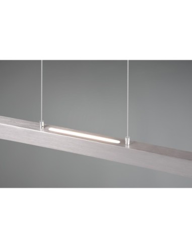 Suspension Led SMD 44W, 4400lm, 3000K, Nickel mat, IP20 - Trio - Belfast