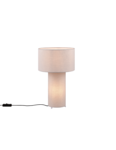 Trio Bale - Lampe de table 2xE27 Tissu Gris Ultimate