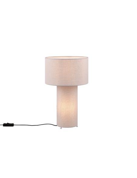 Trio Bale - Lampe de table 2xE27 Tissu Gris Ultimate