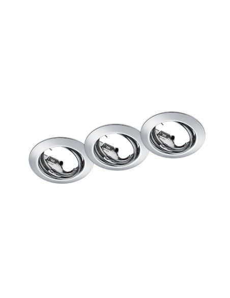 Éclairage Encastré 3xGU10, max. 15W, Chrome - Trio - Jura