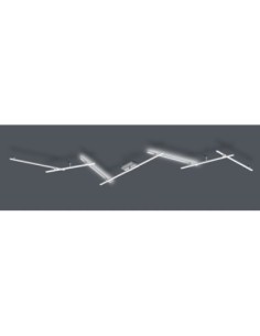 Plafonnier LED 28W, SMD, Nickel mat - Trio - Indira 2