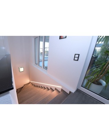 Applique - plafonnier Led étanche Scuti I carré - Deko Light Leluminaireled.com