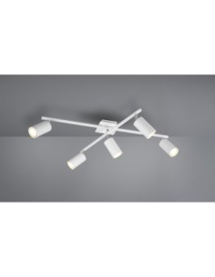 Trio Marley – Plafonnier LED 5xGU10 orientable blanc design moderne 2