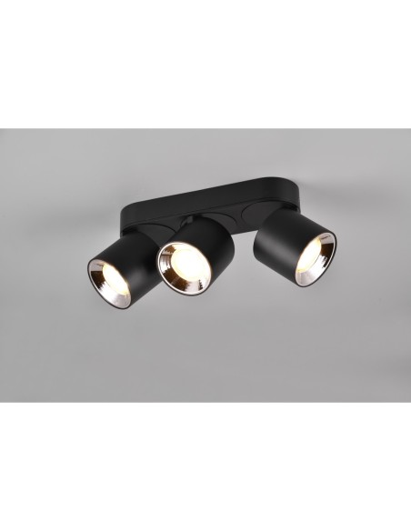 Trio Guayana – Plafonnier LED 3xGU10 installé dans un couloir ou salon moderne