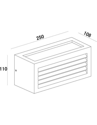 Applique extérieure  Line III - Deko Light Leluminaireled.com