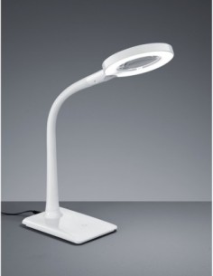 Trio Lupo – Lampe de table avec loupe x3 et variateur tactile, idéale pour lire et bricoler 2