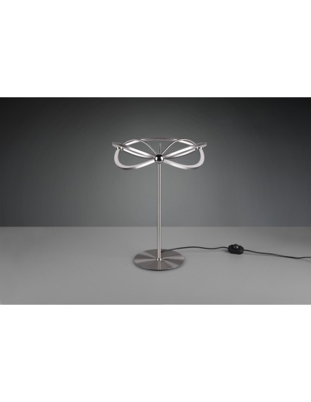 TRIO CHARIVARI – Élégance moderne, lampe de table LED 26W avec variateur intégré