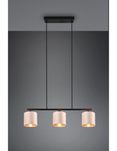 TRIO JULIETA – Suspension 3xE14, style classique et chaleureux pour salle à manger élégante