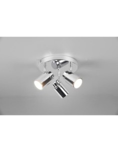TRIO Angelo – Spot LED 3xGU10, design chromé, réglable, IP44 pour espaces modernes 2