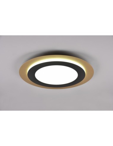 TRIO MORGAN – Plafonnier LED haut de gamme, 42W, 5600lm, température de couleur réglable, télécommande incluse