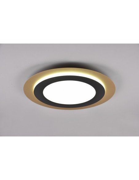 TRIO MORGAN – Plafonnier LED haut de gamme, 42W, 5600lm, température de couleur réglable, télécommande incluse