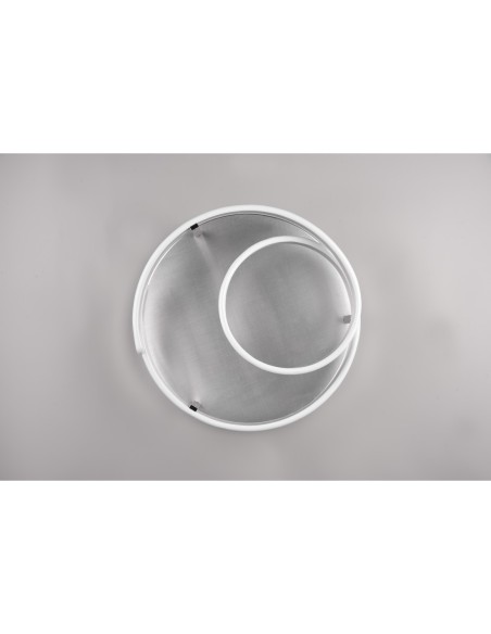 Plafonnier LED 58W aluminium brossé 3000K 6800lm – Trio – Marnie