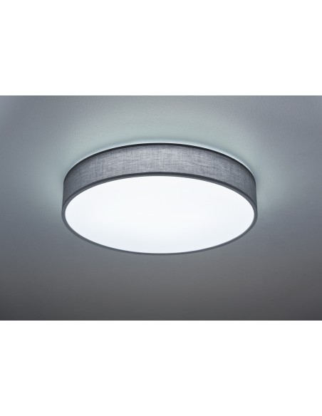 Plafonnier LED 42W 4900lm Gris 3000-5000K – Trio - Lugano