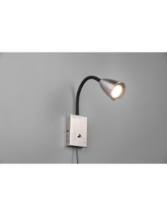 Trio Wanda – Applique murale 1xGU10, max. 10W, FLEXconnect, interrupteur intégré, nickel mat 2