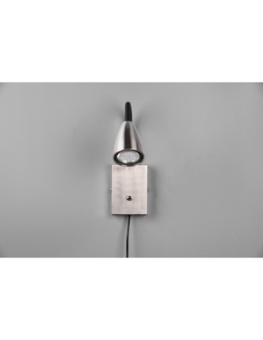 Applique murale 1xGU10, Max 10W, nickel mat – Trio – Wanda