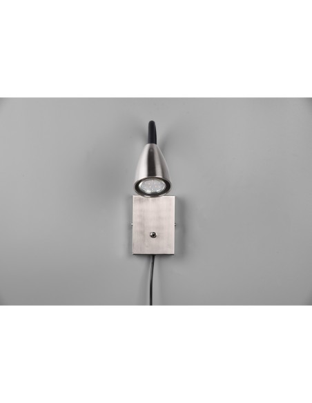 Applique murale 1xGU10, Max 10W, nickel mat – Trio – Wanda