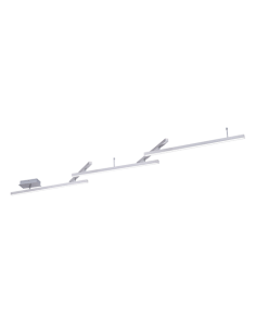 TRIO Melby – Plafonnier LED WiZ 23W, nickel mat, lumière RGB et blanc réglable