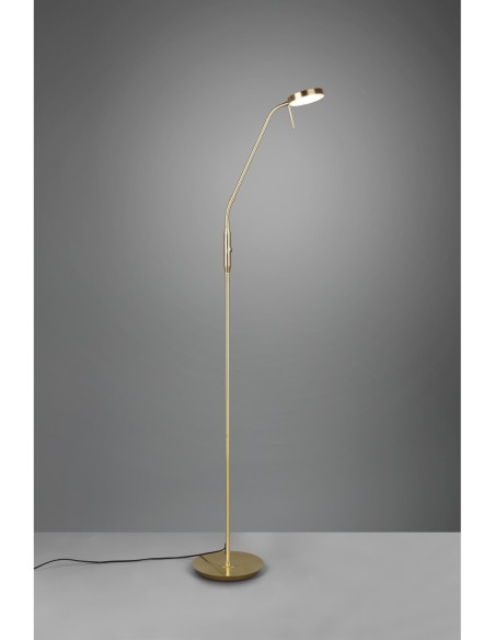 Lampadaire LED 12W 2300/3000/4000K 1400Lm Laiton mat – TRIO - Monza