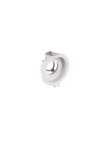 Trio Kenai – Spot encastré orientable GU10, max. 15W, Ø9,2cm, IP20, blanc mat