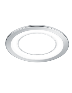 Trio Core – Spot encastré LED 10W, 1040lm, Ø14,8cm, IP20, chrome