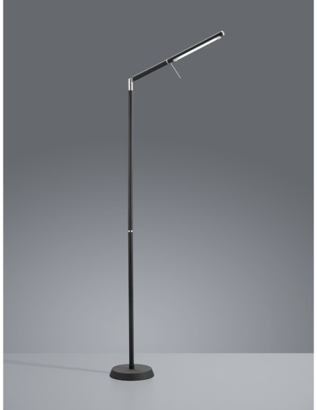TRIO Filigran - Lampadaire moderne avec variateur à capteur et lumière blanc chaud