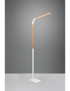 TRIO NORRIS – Lampadaire LED 11W, 1400lm, bois naturel, variateur 3 niveaux 2
