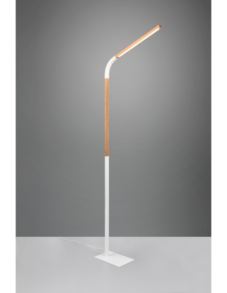 TRIO NORRIS – Lampadaire dimmable 3 intensités, LED intégrée, design naturel