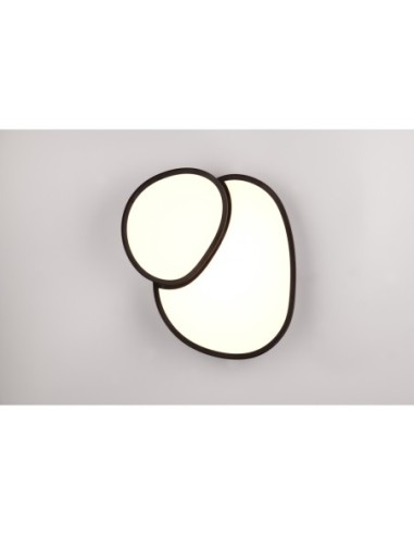 Plafonnier LED, 2700-6500K, 2400 lm, Noir, Télécommande intérieur | Trio