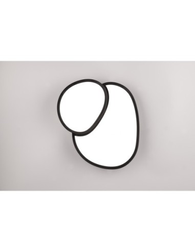 Plafonnier LED, 2700-6500K, 2400 lm, Noir, Télécommande intérieur | Trio