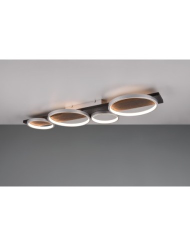 Plafonnier LED SMD 44W , 5100lm, 3000K – Titane intérieur | Trio