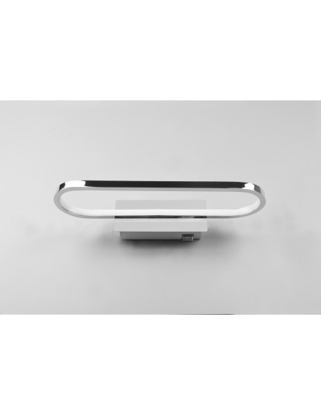 Applique murale LED intégrée, 1700 lm – IP44 – Chrome - Trio - Gianni