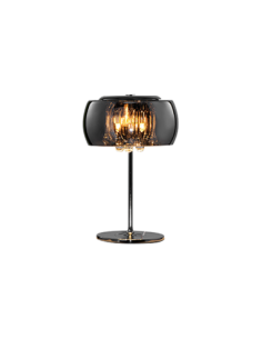 TRIO VAPORE-lampe de table 3xG9, verre chromé miroir, gouttes décoratives