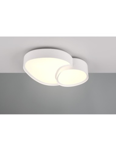 TRIO RISE-plafonnier LED, design organique, 21W, 2400lm, 2700-6500K, réglable