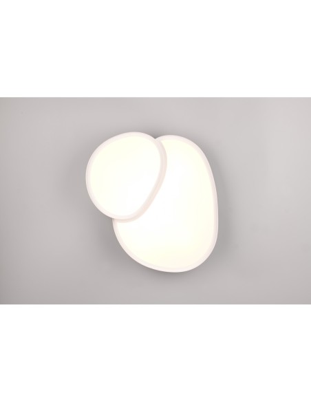 Plafonnier LED SMD, 21W, 2400lm, 2700-6500K - Blanc mat - Trio - Rise