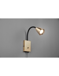 TRIO WANDA-applique murale flexible en laiton mat, compatible LED. 2