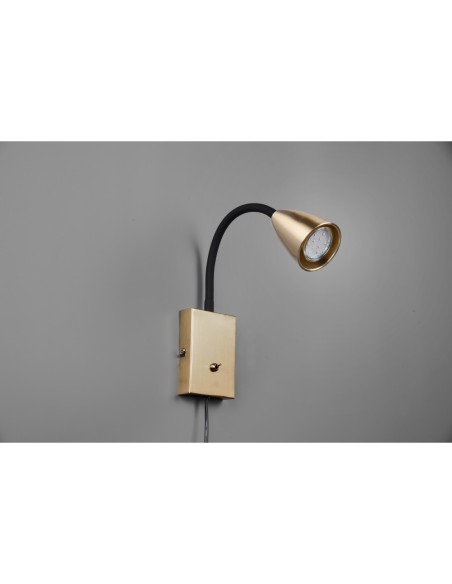 Applique 1xGU10, max. 10W, Laiton mat - Trio - Wanda