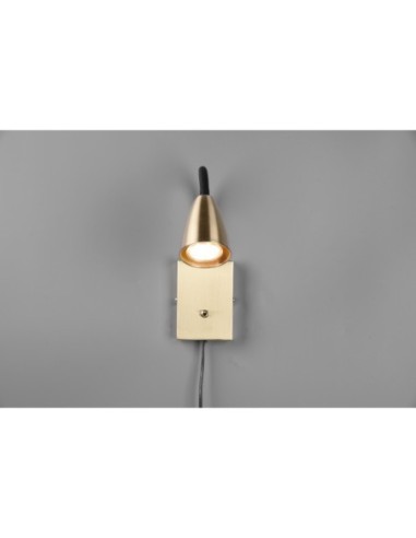 Applique 1xGU10, max. 10W, Laiton mat intérieur | Trio