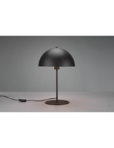 TRIO NOLA-lampe à poser, design champignon, noir et or. 2
