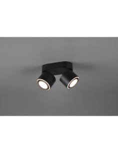 TRIO TAURUS-LED SMD 2x5W, 2x450lm, 3000K,lumière principale et anneau lumineux séparés. 2