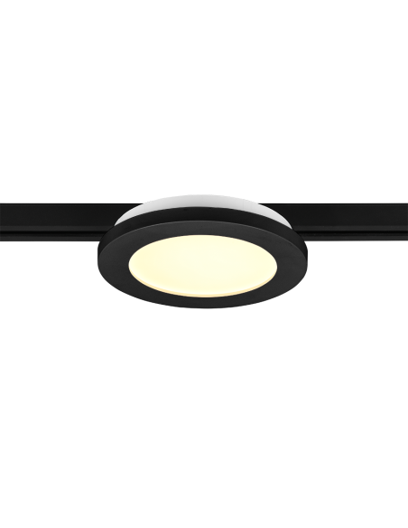 TRIO CAMILLUS-LED SMD 9W, 900lm, 3000K, noir mat, pour le système de rails DUOline.