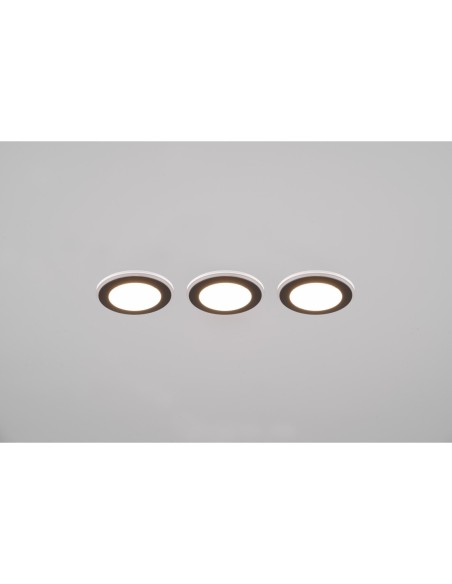 Trio Argus-télécommande incluse, réglage de la luminosité à distance