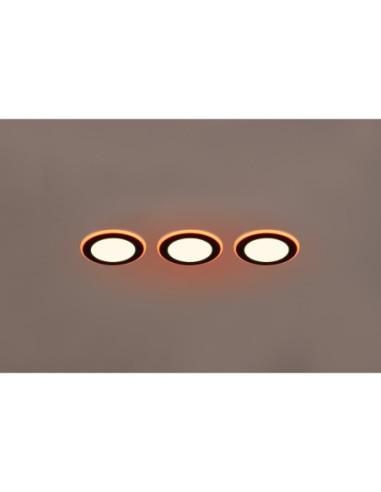 Trio Argus-design discret, changement de couleur RVB intégré