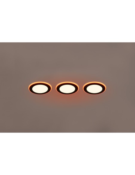 Trio Argus-design discret, changement de couleur RVB intégré