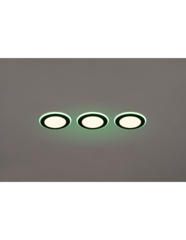 Éclairage encastré Led 4W, 350lm, 3000K, Noir mat intérieur | Trio